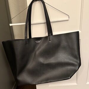 Victoria's Secret Black leather Tote
